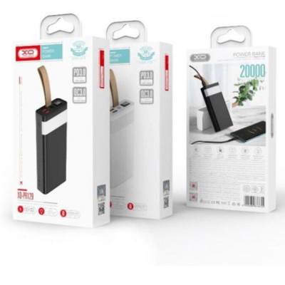 Универсальная мобильная батарея Повербанк XO PR129 PD+QC 3.0 20000mAh Белый
