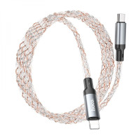 Кабель дата Hoco U112 Type-C to Lightning 1,2м Сірий Кабель дата Hoco U112 Type-C to Lightning 1,2м Сірий