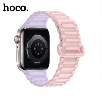 Ремешок Apple Watch 38-41мм HocoWA06 Magnetic Silicone Роpjво-Фиолетовый Pink/Purple Ремешок Apple Watch 38-41мм HocoWA06 Magnetic Silicone Роpjво-Фиолетовый Pink/Purple