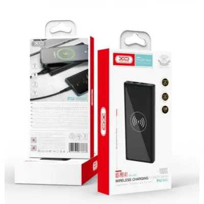 Универсальная мобильная батарея Повербанк XO PR141 10000mAh Чёрный Универсальная мобильная батарея Повербанк XO PR141 10000mAh Чёрный