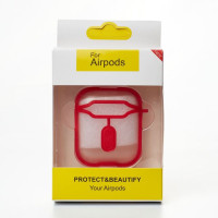 Чехол для наушников AirPods 1/2 Citrus Красный Чехол для наушников AirPods 1/2 Citrus Красный