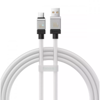 Кабель дата Baseus CoolPlay USB Type A - Type-C 100W 1м Білий Кабель дата Baseus CoolPlay USB Type A - Type-C 100W 1м Білий