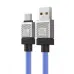 Кабель дата Baseus CoolPlay USB Type A - Type-C 100W 1м Синій
