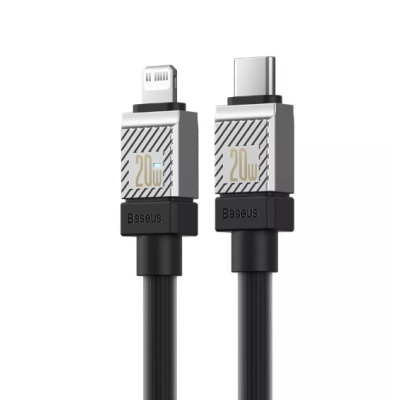 Кабель дата Baseus CoolPlay Type-C to Lightning 1м 20W Черный