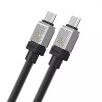 Кабель дата Baseus CoolPlay Type-C to Type-C 100W 1м Чорний Кабель дата Baseus CoolPlay Type-C to Type-C 100W 1м Чорний