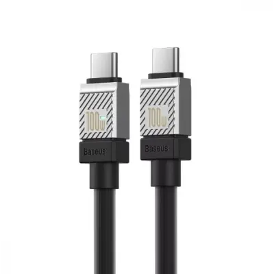 Кабель дата Baseus CoolPlay Type-C to Type-C 100W 1м Черный Кабель дата Baseus CoolPlay Type-C to Type-C 100W 1м Черный