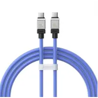 Кабель дата Baseus CoolPlay Type-C to Type-C 100W 1м Синий Кабель дата Baseus CoolPlay Type-C to Type-C 100W 1м Синий