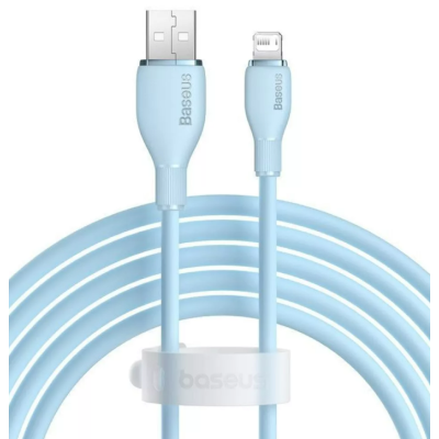 Кабель дата Baseus Pudding USB Type A - Lightning 2.4A 1.2м Синій