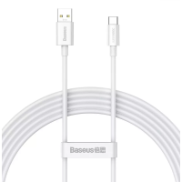 Кабель дата Baseus Superior (SuperVooc) 65W USB Type A - Type-C 1м Білий Кабель дата Baseus Superior (SuperVooc) 65W USB Type A - Type-C 1м Білий