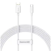 Кабель дата Baseus Superior (SuperVooc) 65W USB Type A - Type-C 1м Белый