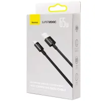 Кабель дата Baseus Superior (SuperVooc) 65W USB Type A - Type-C 1м Черный