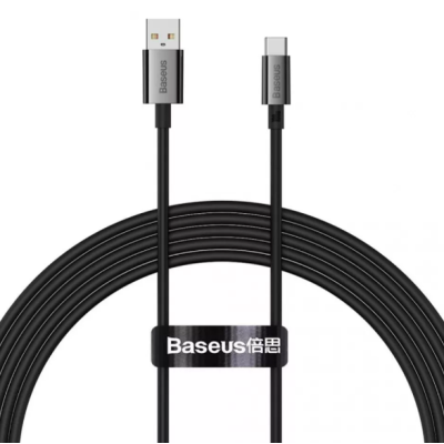 Кабель дата Baseus Superior 100W USB Type A - Type-C 1м Чорний