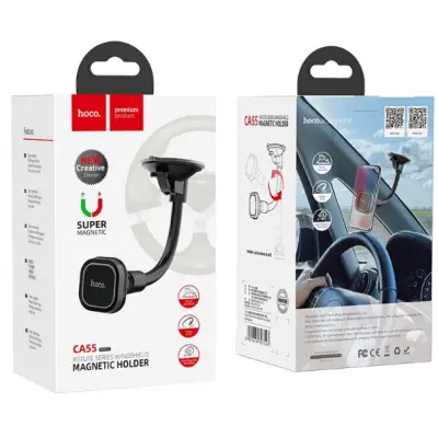 Автодержатель Hoco CA55 Black, Чёрный