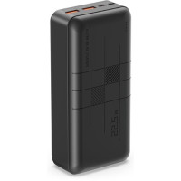 Универсальная мобильная батарея Повербанк XO PR189 22.5W PD 30000mAh Чёрный Универсальная мобильная батарея Повербанк XO PR189 22.5W PD 30000mAh Чёрный