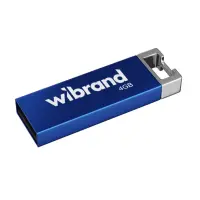 Флеш память USB 4Gb Wibrand Chameleon USB 2.0 Синяя