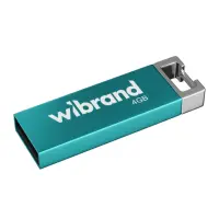 Флеш память USB 4Gb Wibrand Chameleon USB 2.0 Голубая