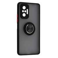 Накладка Gingle Ring Xiaomi Redmi Note 10 Pro Черная
