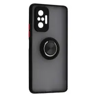 Накладка Gingle Ring Xiaomi Redmi Note 10 Pro Черная