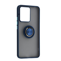 Накладка Gingle Ring Xiaomi Redmi Note 13 4G Синяя