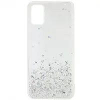 Чехол накладка Star Glitter Samsung M317 (M31s) Прозрачная