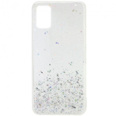 Чехол накладка Star Glitter Samsung M317 (M31s) Прозрачная