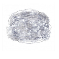 Гирлянда на батарейках, 50 ламп, 5 м, белая, 3 режима свечения Гирлянда на батарейках, 50 ламп, 5 м, белая, 3 режима свечения