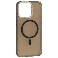 Чехол Накладка Mirage Heart MagSafe iPhone 15 Черная
