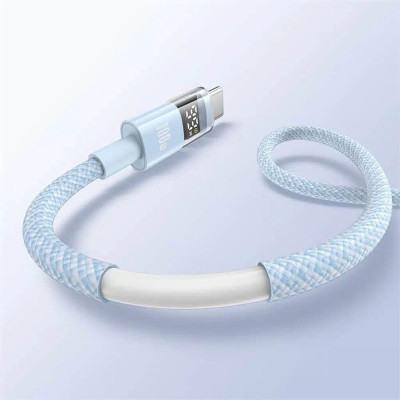 Кабель дата Baseus Display 2 USB Type A - Type-C 100W 1м Синій