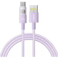 Кабель дата Baseus Display 2 USB Type A - Type-C 100W 1м Фиолетовый Кабель дата Baseus Display 2 USB Type A - Type-C 100W 1м Фиолетовый