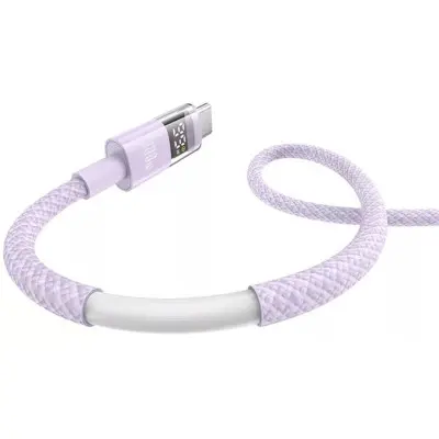 Кабель дата Baseus Display 2 USB Type A - Type-C 100W 1м Фиолетовый