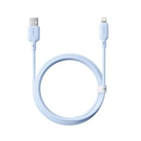 Кабель дата Baseus Silky USB Type A - Lightning 2.4A 1м Синій Кабель дата Baseus Silky USB Type A - Lightning 2.4A 1м Синій