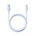 Кабель дата Baseus Silky USB Type A - Lightning 2.4A 1м Синий