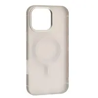 Чехол Накладка Dulero Metal Clear MagSafe iPhone 16 Pro Белая