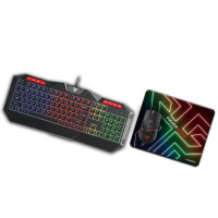 Ігровий комплект Fantech P31 (клавіатура USB + мишка + килимок) Чорна