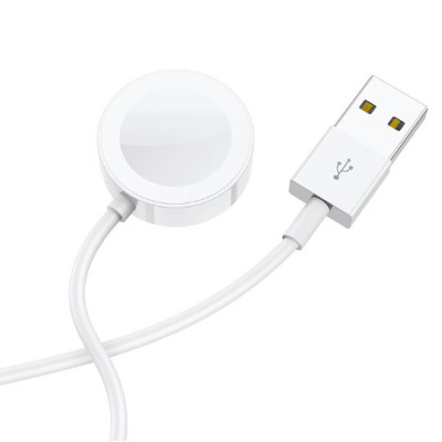 Зарядний кабель USB Borofone BQ13C iWatch White, Білий