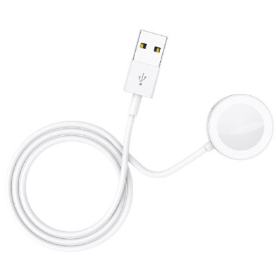 Зарядный кабельUSB Borofone BQ13C iWatch White, Білий