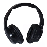 Безпровідні накладні навушники TTech GM-022 Black, чорні