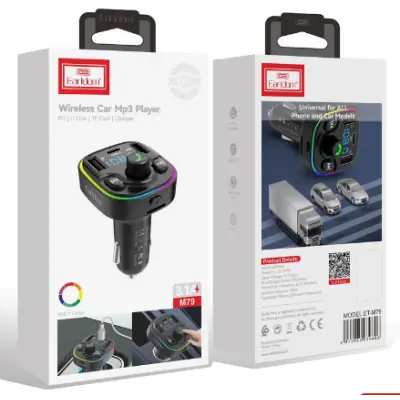 FM модулятор Earldom ET-M79 Black, Чёрный FM модулятор Earldom ET-M79 Black, Чёрный