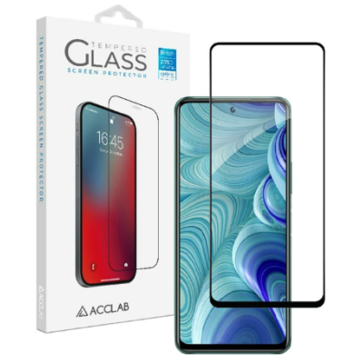 Защитное стекло Acclab 3D Infinix Hot 11s Чёрное