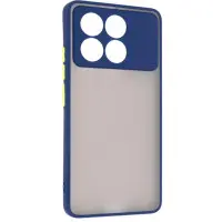 Чехол накладка Frosted Matte Xiaomi Poco X6 Pro Синяя