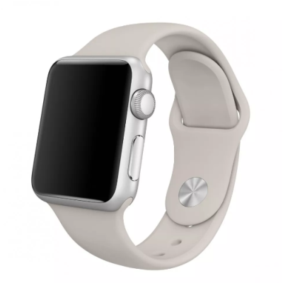 Ремінець Apple Watch 38мм Силікон Античний Білий