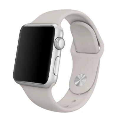 Ремешок Apple Watch 38мм Силикон Античный Белый