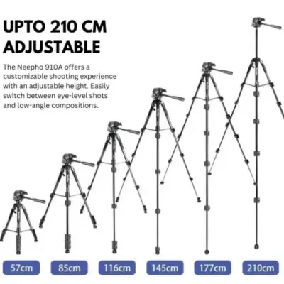 Трипод, штатив NePho Tripod Stand Multifunctional Neepho NP-910A 2.10m Чорний