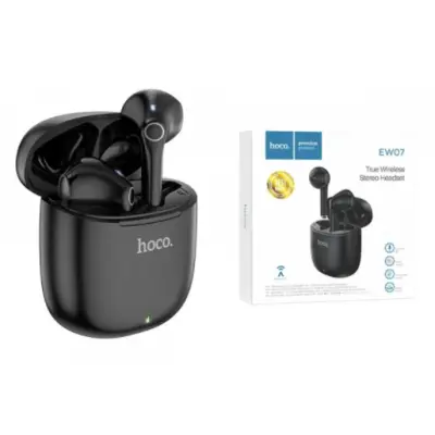 Беспроводные наушники Hoco Leader True Wireless BT Headset EW07 Black, черный