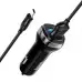 Автомобильное зарядное устройство Hoco Z40 2.4A + Кабель Type-C Black, Чёрный