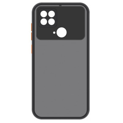 Чехол накладка Frame Matte Xiaomi Redmi 10C/Poco C40 Черная