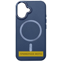 Чехол Накладка Snap MagSafe iPhone 13 / iPhone 14 Темно-синяя
