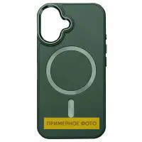 Чехол Накладка Snap MagSafe iPhone 13 / iPhone 14 Зеленая
