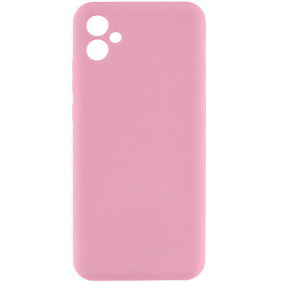 Чехол накладка Getman Liquid Silk Samsung A065 (A06) Розовая