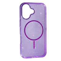Чехол Накладка Shine MagSafe iPhone 16 Фиолетовая Чехол Накладка Shine MagSafe iPhone 16 Фиолетовая